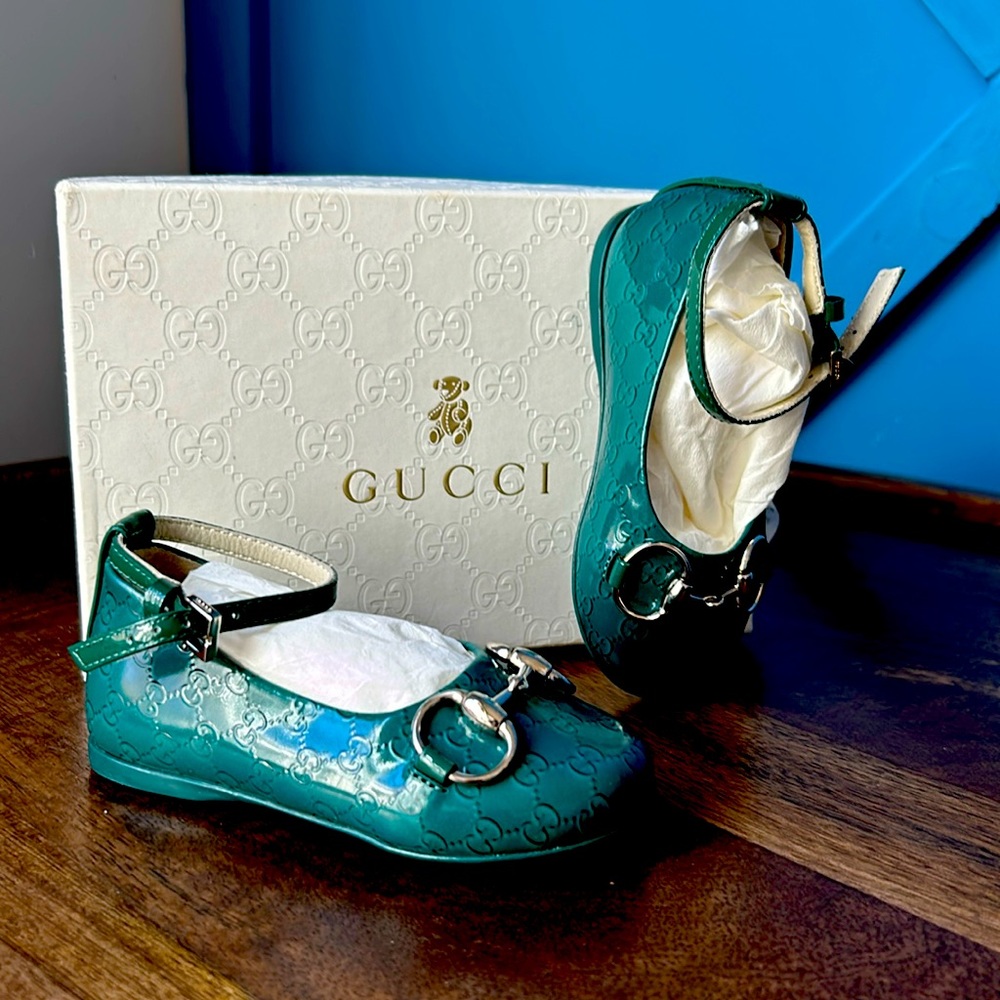 Authentic Toddler Gucci Ballet Flat